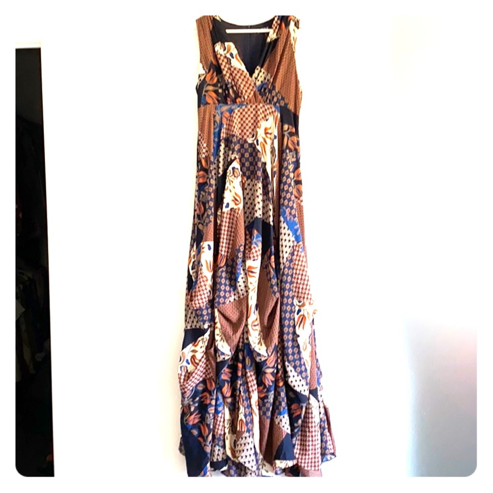 TOV Los Angeles Gathered Maxi Dress